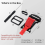 Helmet Quick Release Buckle Replacement Kit, Ratcheted Helmets red 3