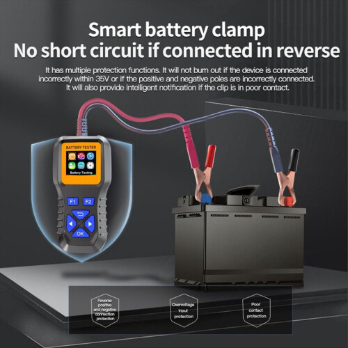 12V/35V bilbatteritestare, för bil, lastbil 2