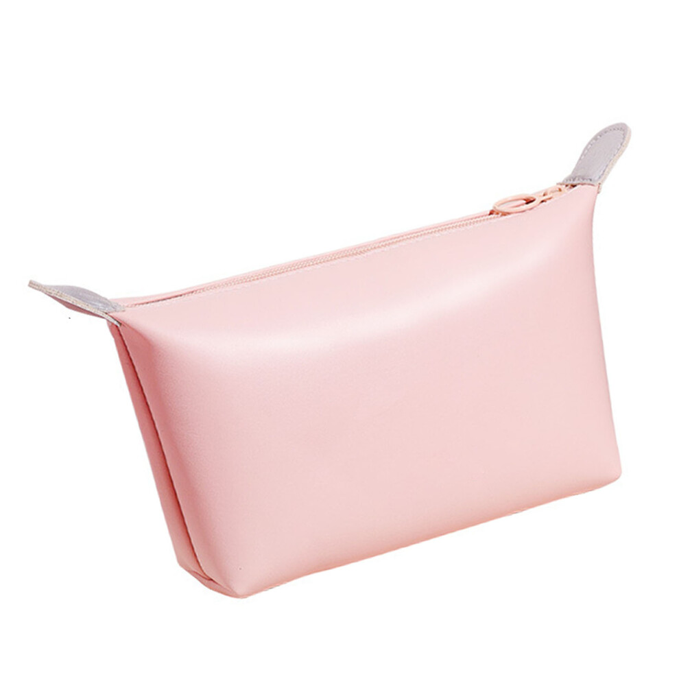 Travel Cosmetic Bag PU Leather Waterproof Large Capacity Makeup Organizer