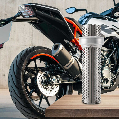 Εξάτμιση εξάτμισης μοτοσικλέτας Universal 51MM - Μακρύς 1