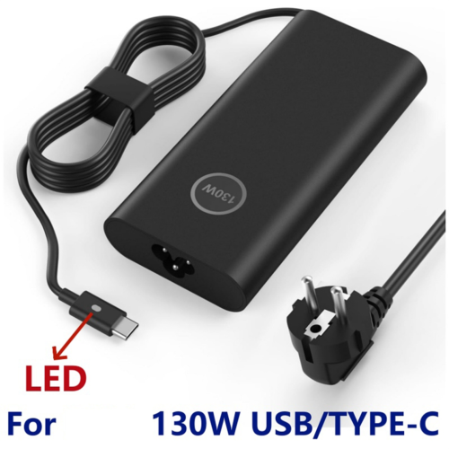 130W USB C typ C nätadapter för Dell laptopladdare (EU) 2
