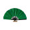 Folding Hand Fan Foldable Fan Chinese-Green Black fan frame 1