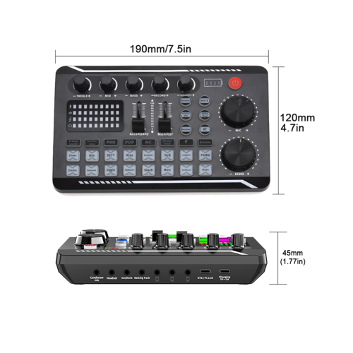 Scheda audio Microfono Mixer audio Scheda audio 1