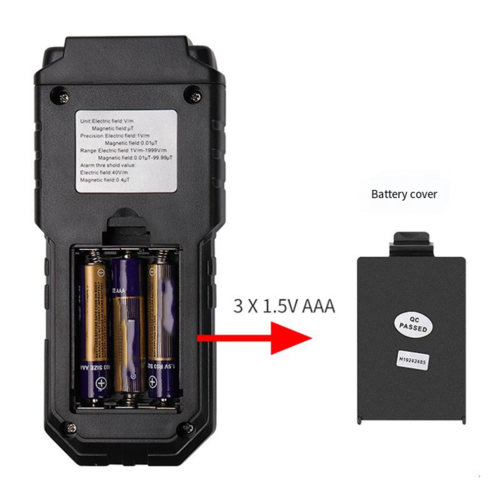 ET825 Electromagnetic Radiation Detector with Battery 2