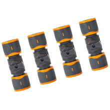 Plastic Double Fast Connects Nipples Adapter For Irrigation-4