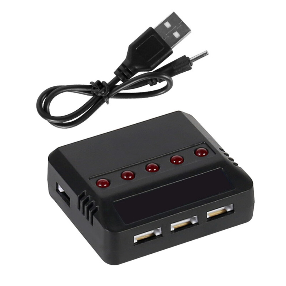 3.7V Xh2.54 Battery 1 To 5 Usb Balance Charger For Syma X5c X5sc X5s X5sw X5w Parts Quadcopter Helicopter 9412369669636