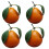 Artificial Citrus Fruit Model Foam Materials Oranges Indoor 4