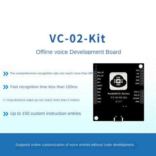 2-Kit AI Intelligent Offline Voice Recognition Control Module 2
