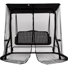 Mosquito net for the courtyard features doublesided zippers, fine seams, and easytouse mesh fabric.