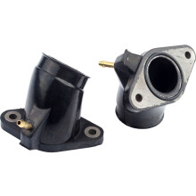 2 pezzi Interfaccia collettore di uscita uscita carburatore moto