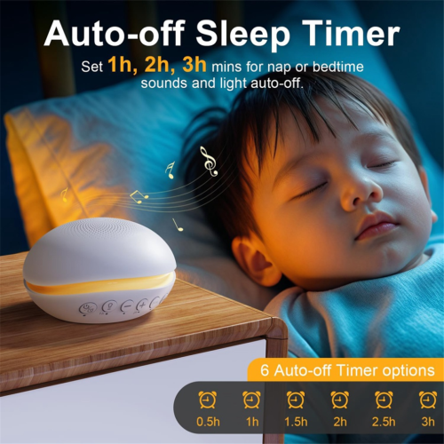 Portable Sound Machine White Noise Machine for Sleeping Relaxation 2