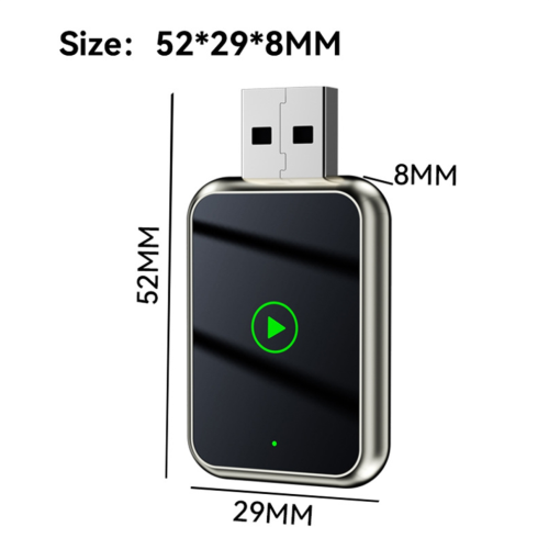 Wired to Wireless Carplay Adapter 2in1 Mini Android Auto 1