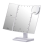 Trifold Makeup Mirror with 22 LED Light,10X/3X/2X Magnification,White 1