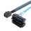 Μίνι SAS HD 12G SFF8643 σε 4 συνδετήρες καλωδίων SAS 29 ακίδων SFF8482 3