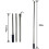 Reliable ladder pull system for safe attic access, including a 101.6 cm rod and hook. 5