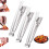 3pcs Stainless Steel Crawfish Peeler, Shell Cracker, Tail Remover Silver 1