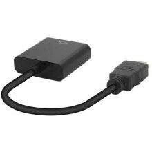 HDMI naar VGA-adapter voor high-definition monitoren. Compact ontwerp met geavanceerde IC-chip zorgt voor superieure signaalconversie voor computers,