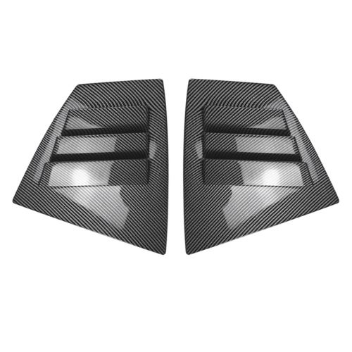 For 2014-21 Carbon Fiber Rear Window Louvers