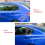 For 2014-21 Carbon Fiber Rear Window Louvers 3