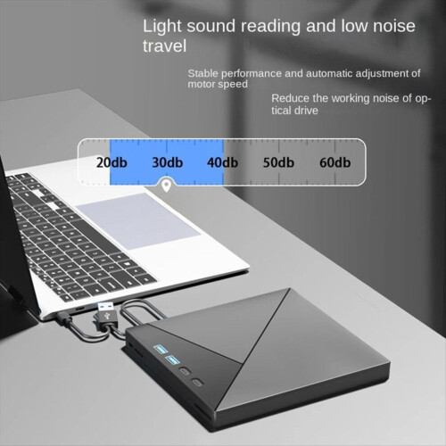 7 in 1 External Drive USB3.0 Burner CD DVD +/-RW Player 1