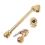 3er-Pack robustes Messing-Luftspannfutter-Set, 1/4-Zoll-Messing-Luftspannfutter 2