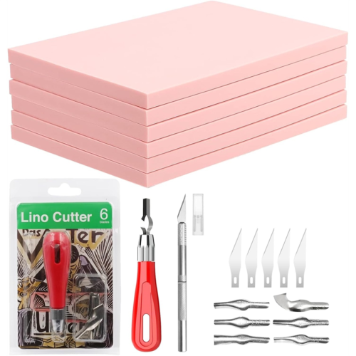 Gummistempel-Set, bestes Linoleumblock-Set