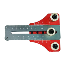Dunne zaaggeleider voor tafelzaag met sleuven van 3/4 inch x 3/8 inch