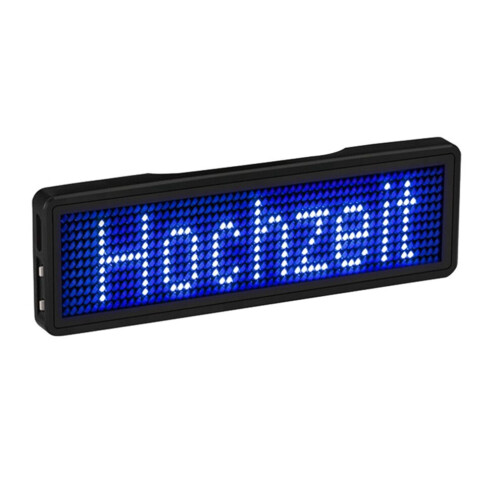 Bluetooth LED Name Badge Rechargeable Light Sign Display LED,Type 1 2
