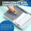 3pcs Drywall Compound Roller Cover with 1pc Paint Roller Frame 4