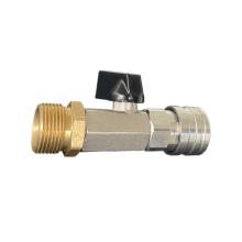 Korkeapainepesurin palloventtiili 1/4 ja M22 14 mm:n pikaliitin