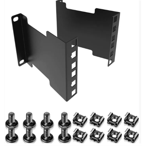 2U serverrack diepteverlenger - Inbouw rackmontage adapterset 1