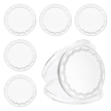 6 Rohlinge für Gravuren, 40 mm Münzrohlinge, Silber