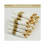 25 Pre Rolled Gold Plastic Silverware - Silverware Set 3