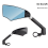 Espejo retrovisor universal ajustable para bicicleta 4