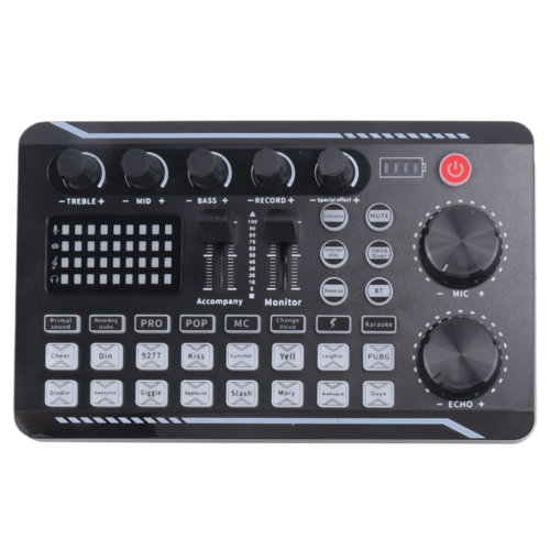 F998 Scheda audio Microfono Interfaccia audio Mixer audio 1