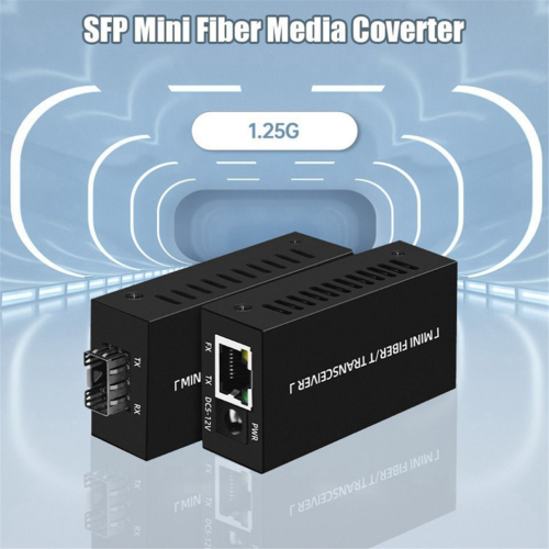 RJ45 Glasfaser-Transceiver Gigabit SFP Singlemode Einzelfaser 1