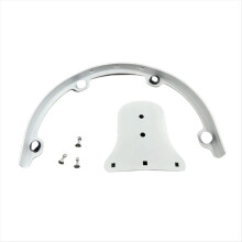 Soporte para toms de batería, 10 pulgadas, plateado