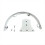 Tom Holder Stand for Drum Set, 10inch Silver 1