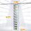 Appendiabiti a 10 ripiani, organizer per cappelli da appendere nell'armadio - 1 pezzo 4