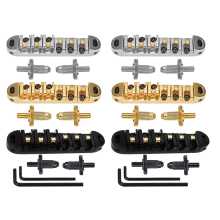 Set di 3 rulli per chitarra elettrica, sellette e ponticelli per accordatura LP Les Guitar.