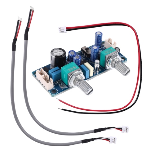 Lågpassfilter Bas Subwoofer Förstärkarkort Enkel effekt DC 9-32V 2