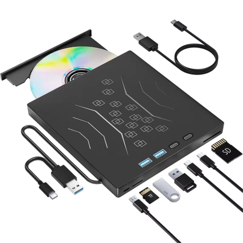 Masterizzatore CD/DVD esterno USB 3.0 portatile per PC e laptop 1
