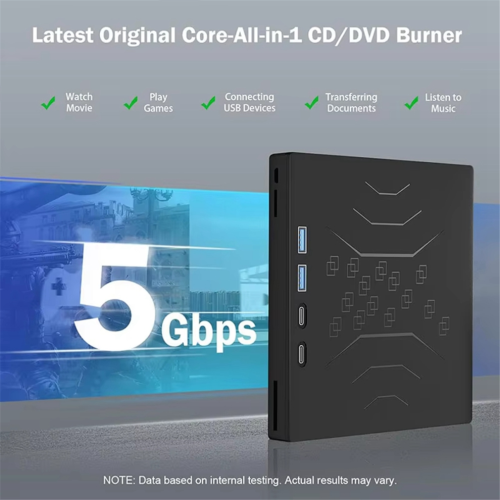 Masterizzatore CD/DVD esterno USB 3.0 portatile per PC e laptop 2
