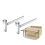 2 Pcs Beehive Frame Holder,Stainless Steel Beehive Frame Perch 2
