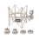 Microphone Shock Mount Adjustable Mount (Champagne Gold) 1