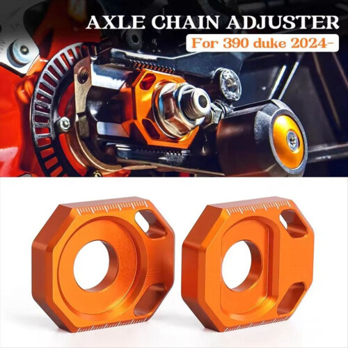 Motorcycle Rear Axle Block Chain Adjuster Regulator for 125 1