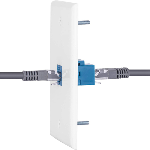 Prise murale Ethernet Cat6 4 ports RJ45 1