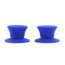 1 paar 1/4 inch rubberen adapters voor bandopeners (spoel-naar-spoel) blauw