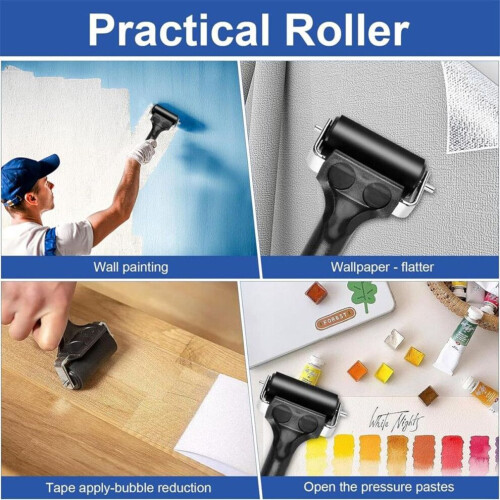 8Pcs Brayer Roller,Rubber Brayer Rollers for Crafting 2