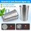 8er-Pack Edelstahlbecher (0,47 l), Edelstahlbecher 2